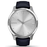 Garmin Vivomove Luxe Dunkelblaues Lederarmband - 2