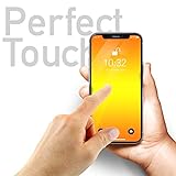 vau Panzerglas kompatibel mit iPhone 12/12 Pro (6.1) - Glas Pro Schutzfolie 3 x Folie Vorne + Installationswerkzeug (Full Screen Displayschutzfolie Front kompatibel mit Apple iPhone12 / 12Pro) - 9