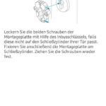 Eqiva Türschlossantrieb Installation Anleitung Schritt 2