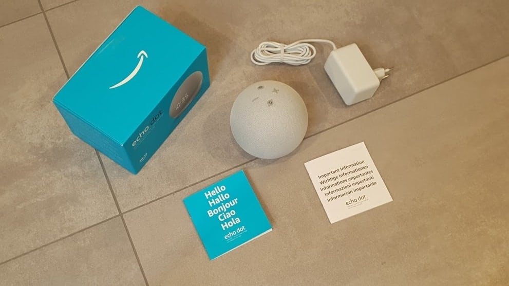 Amazon Echo Dot 4 im Test - Lieferumfang