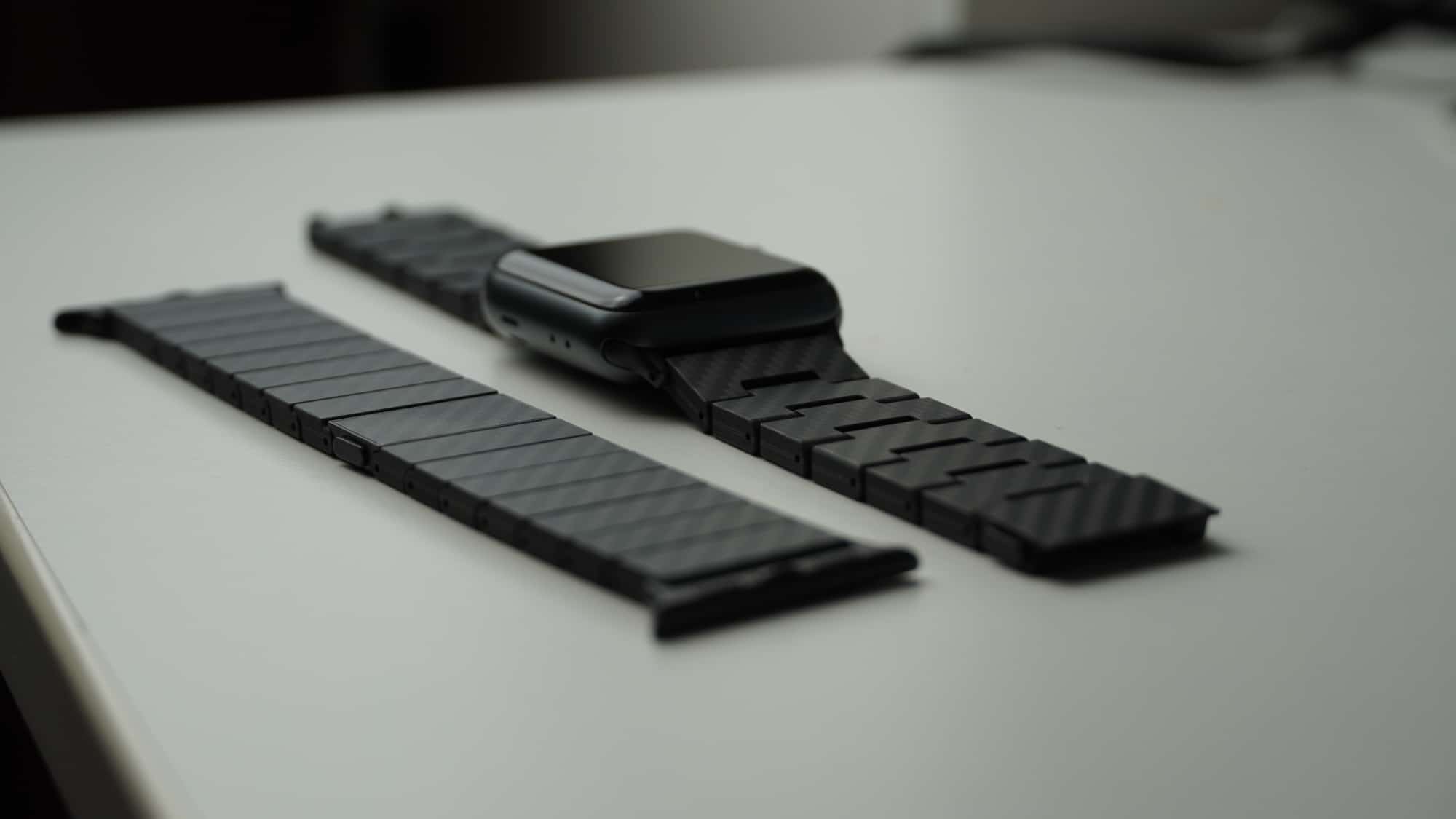 apple watch carbon armband pitaka modern und retro im test